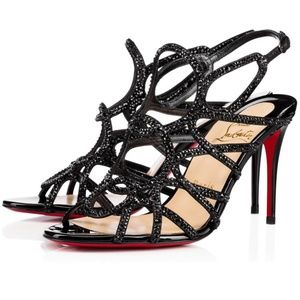 Louboutin Strass Sandals Size 36